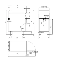 Cuisinière électrique LOTUS 0812A830