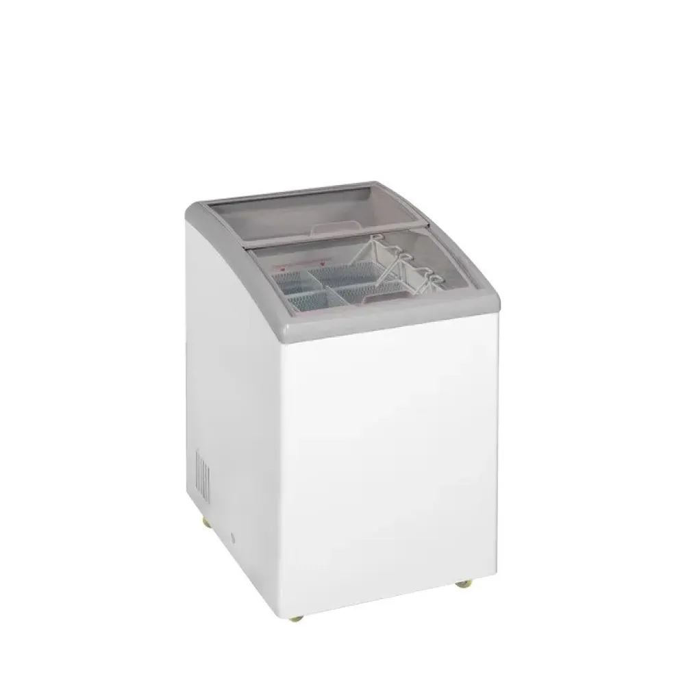 Congélateur coffre vitrine TEFCOLD IDC152-W1