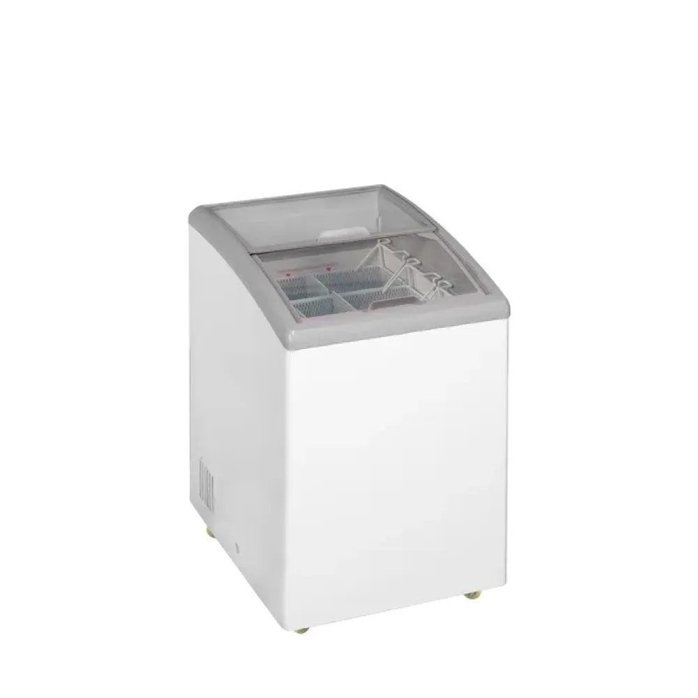 Congélateur coffre vitrine TEFCOLD IDC152-W1