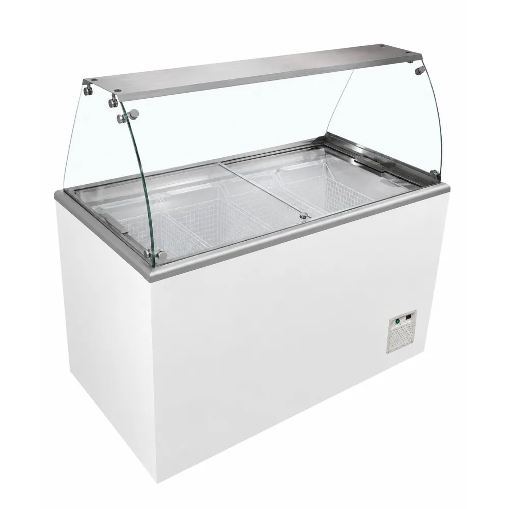 Vitrine à glaces TEFCOLD IDA400-W1+