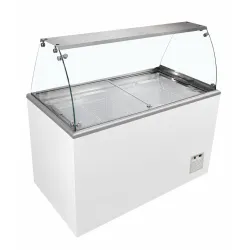 Vitrine à glaces TEFCOLD IDA400-W1+