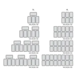 Congélateur coffre vitrine TEFCOLD NIC502SC
