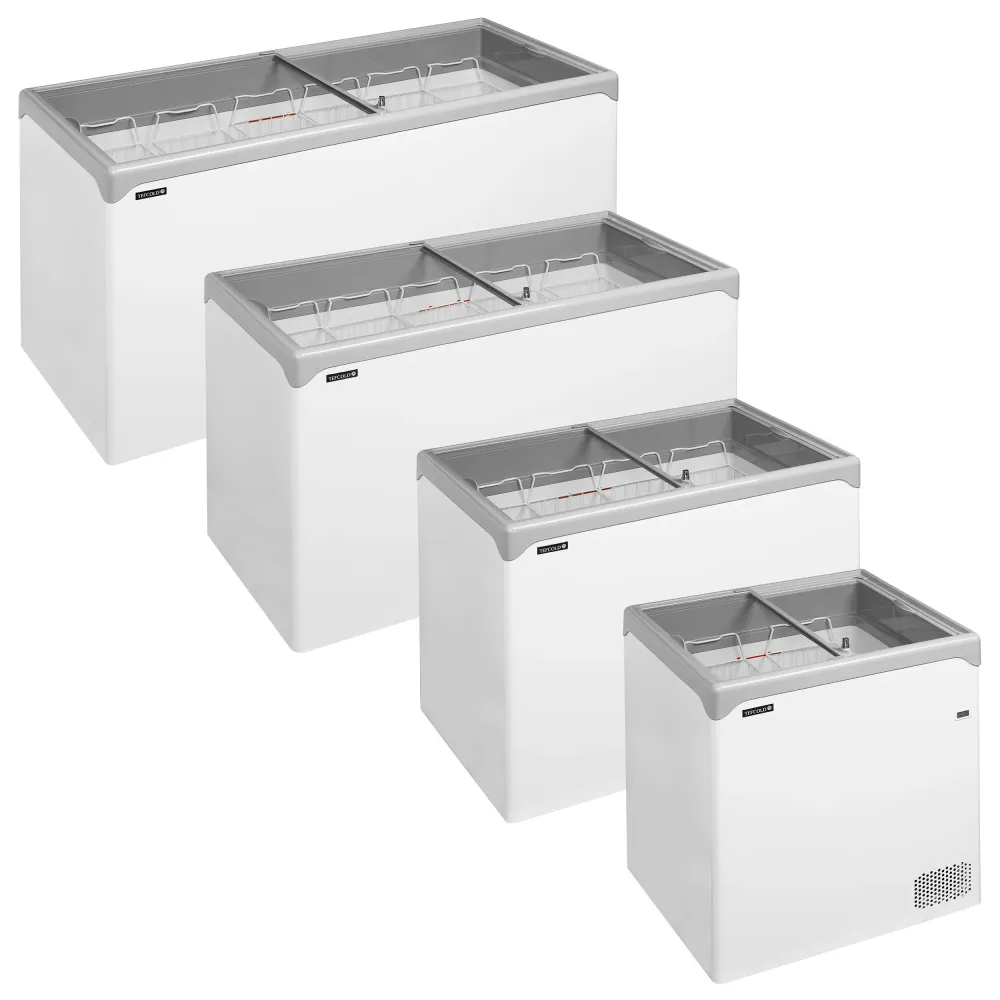 Congélateur coffre vitrine TEFCOLD NIC502SC