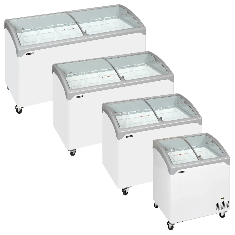 Congélateur coffre vitrine TEFCOLD NIC502SC