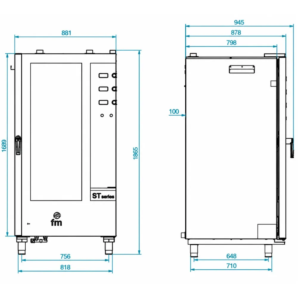 Four à convection électrique STG 201 M T