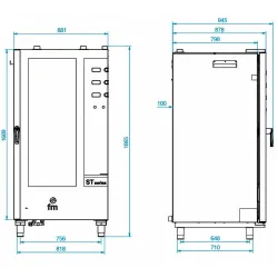 Four à convection électrique STG 201 M T