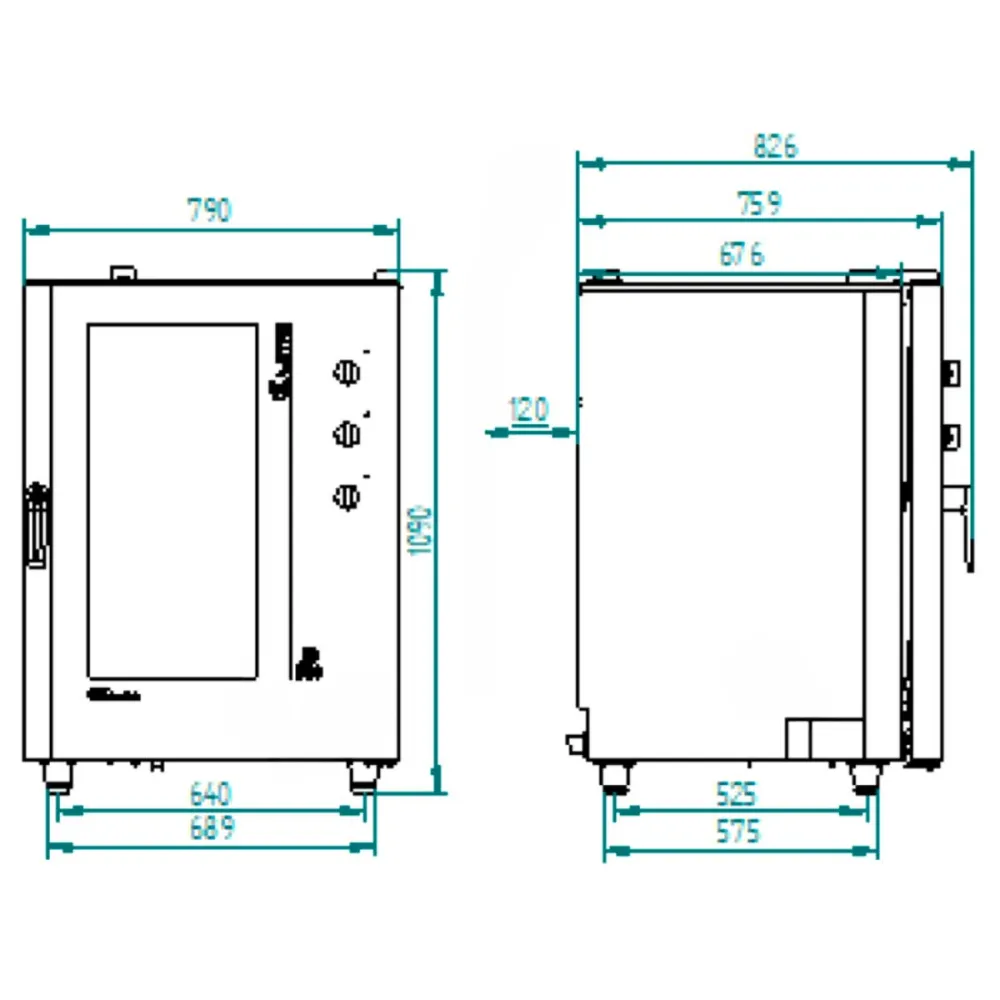 Four électrique à convection FM industrial STG 112 M