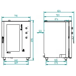 Four électrique à convection FM industrial STG 112 M