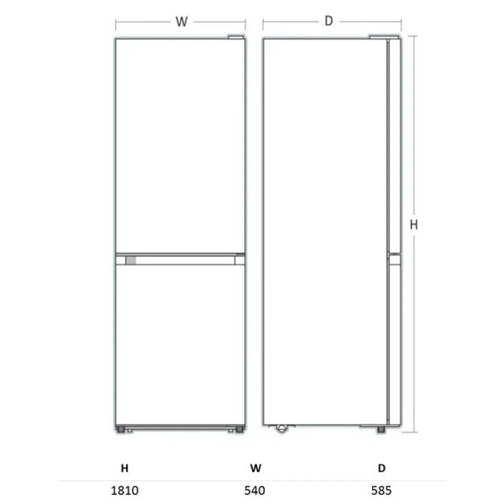 Réfrigérateur Scandomestic HOME 700335CBF251MNFXC