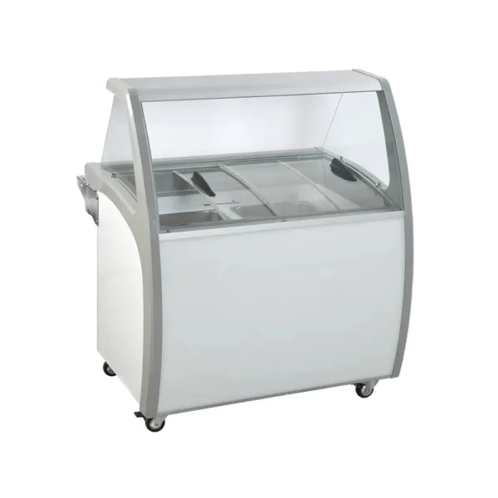 Congélateur coffre vitrine SCANDOMESTIC 23424510000SIC6WBL