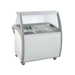 Congélateur coffre vitrine SCANDOMESTIC 23424510000SIC6WBL