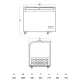 Congélateur coffre vitrine SCANDOMESTIC 224244SIF300GC