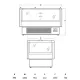 Vitrine horizontale d'impulsion SCANDOMESTIC 673113IMC1500BD