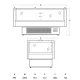 Vitrine horizontale d'impulsion SCANDOMESTIC 673113IMC2000BD