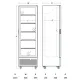 Armoire réfrigérée vitrée SCANDOMESTIC 263111DC426BGD