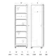 Armoire réfrigérée vitrée SCANDOMESTIC 263111DC430BWD