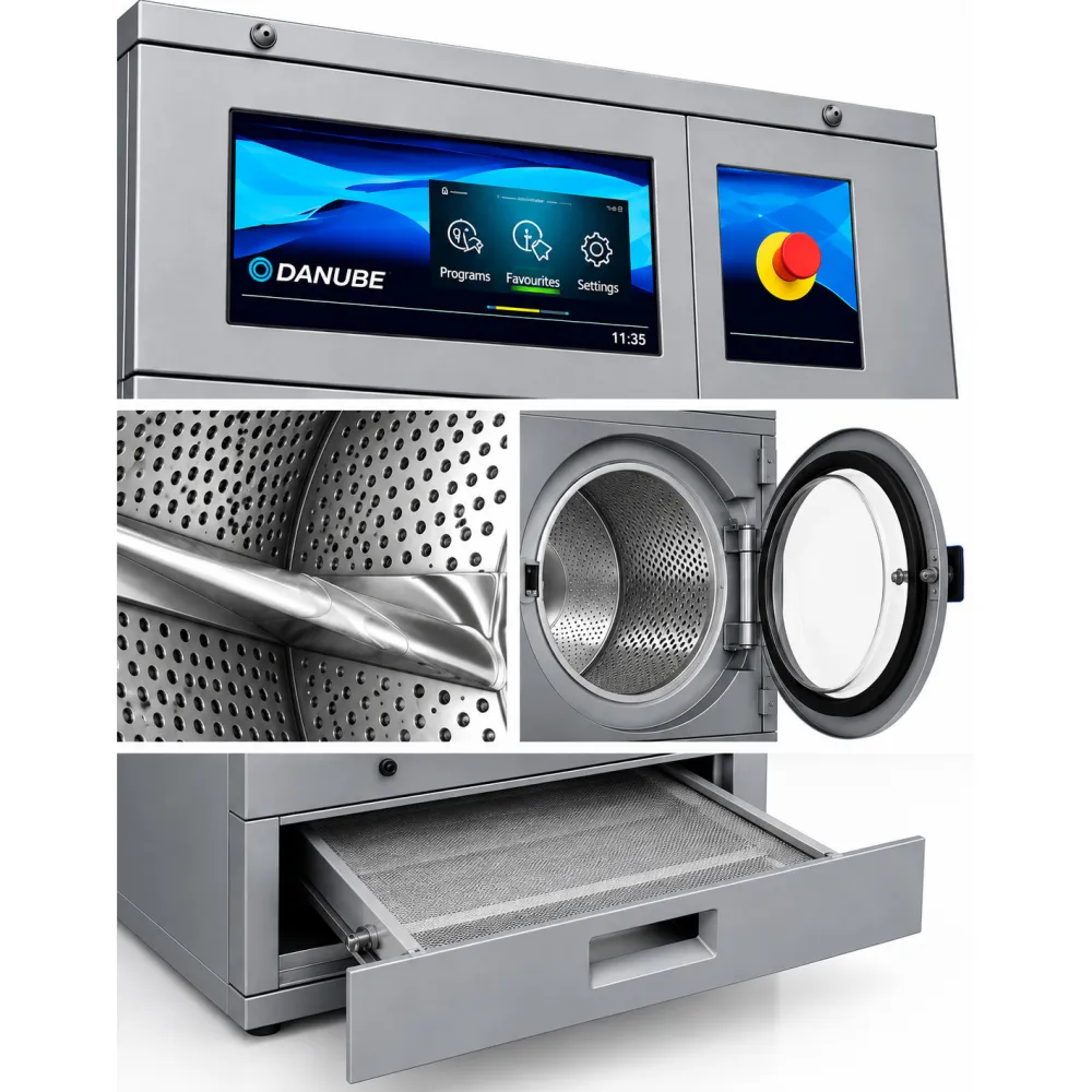 Sèche-linge professionnel ELECTRIC DD-22E SILVER ET2