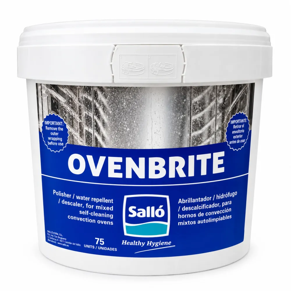 Pastilles de nettoyage pour fours OVENBRITE, 75 pièces.