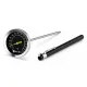 Thermomètre analogique avec sonde, noir