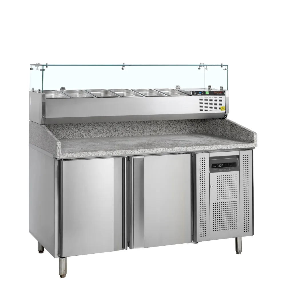 Table à pizza TEFCOLD PT1200 + GVC38-150