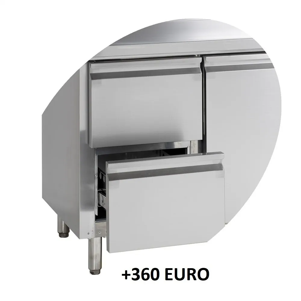 Table réfrigérée avec tiroirs TEFCOLD SA912