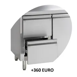 Table réfrigérée sans tiroirs TEFCOLD GS91