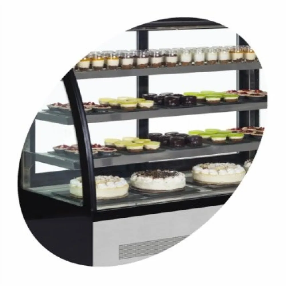 Vitrine pâtissière TEFCOLD LPD1200C/BLACK