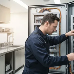 Puissance électrique d’une cuisine professionnelle : comment calculer les besoins et choisir un raccordement triphasé ou biphasé avant de commander les équipements