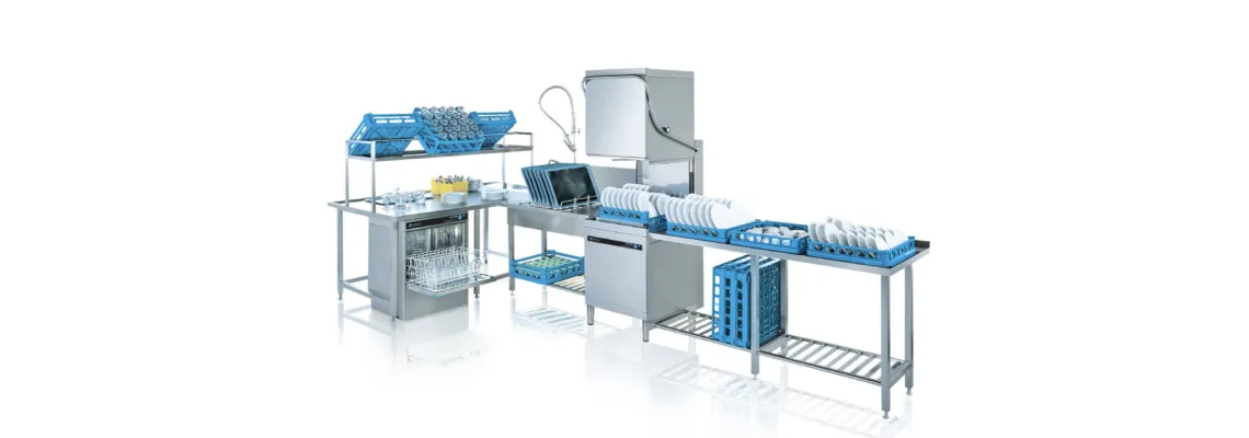 Mobilier ergonomique pour les zones professionnelles de lavage de la vaisselle