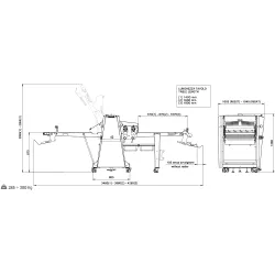 Laminoir à pâte ROLLMATIC R65A-T/16
