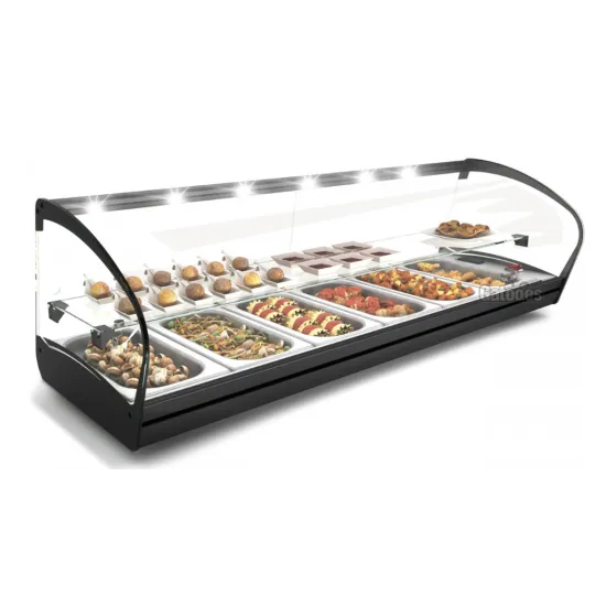 Vitrines pour pizzerias et bars à sushi
