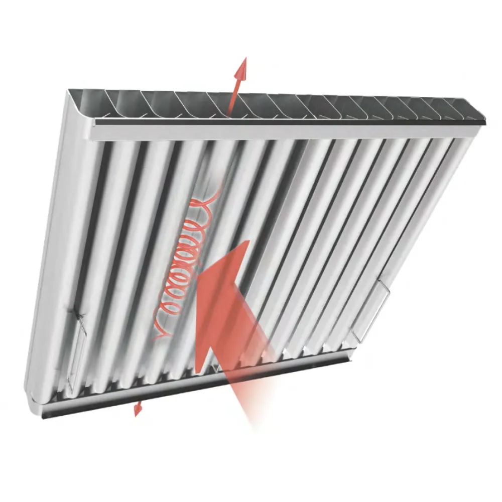 Hotte îlot avec filtres Novameta HNCD-140-160-48