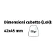 Générateur de glace en cubes KASTEL SP25/6-W/A