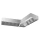 Hotte murale avec filtres Novameta HNPA-600-600-480