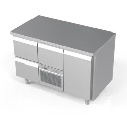 Table réfrigérée avec tiroirs Novameta BHS-FP0-E230-130/70/90
