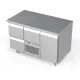 Table réfrigérée avec tiroirs Novameta BHS-FP0-E230-130/70/90