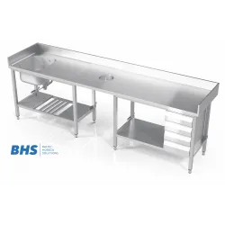 Table de travail de cuisine BHS-HoReCa NN1