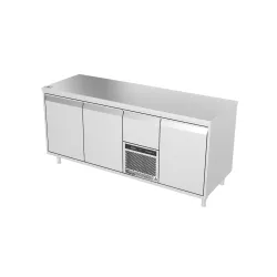 Table réfrigérée pour plaques de pâtisserie Novameta BHS-FP0-E307-196/70/90