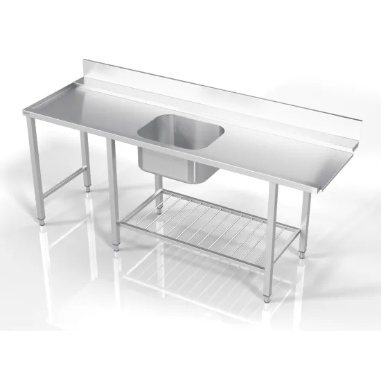 Table de pré-lavage avec grille MV