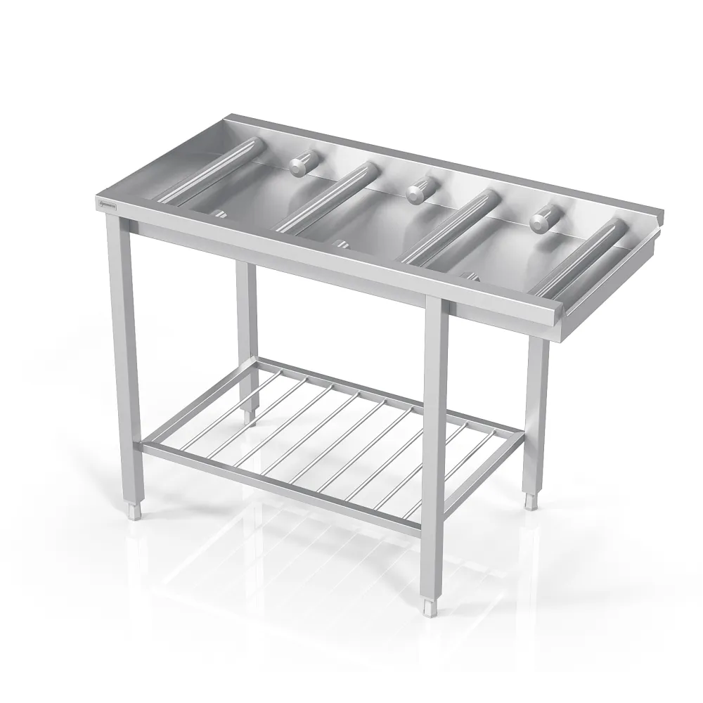Table avec grille pour petits et grands rouleaux Novameta BHS-MPSO-80/60/90