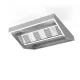 Hotte de ventilation centrale pour îlot avec filtres Novameta HNCA-150-140-48