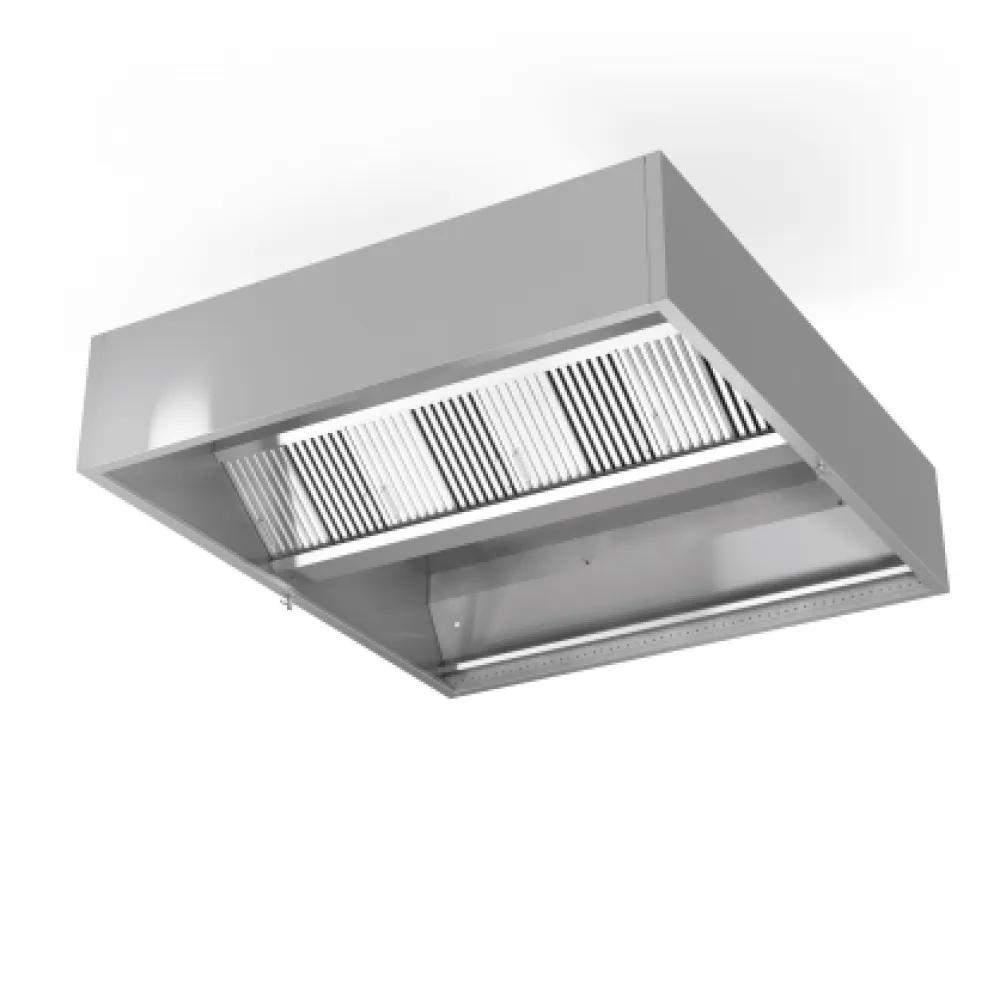 Hotte d’extraction îlot avec apport d’air Novameta HPCD-160/200/48