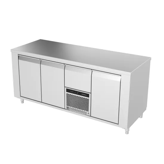 Table réfrigérée avec mécanisme de levage