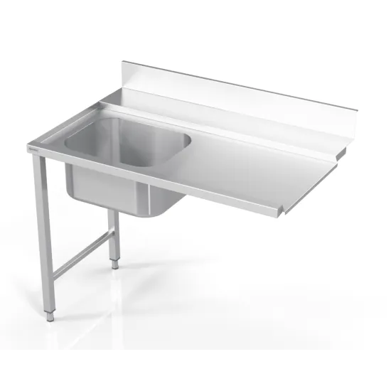 Table de pré-lavage avec évier