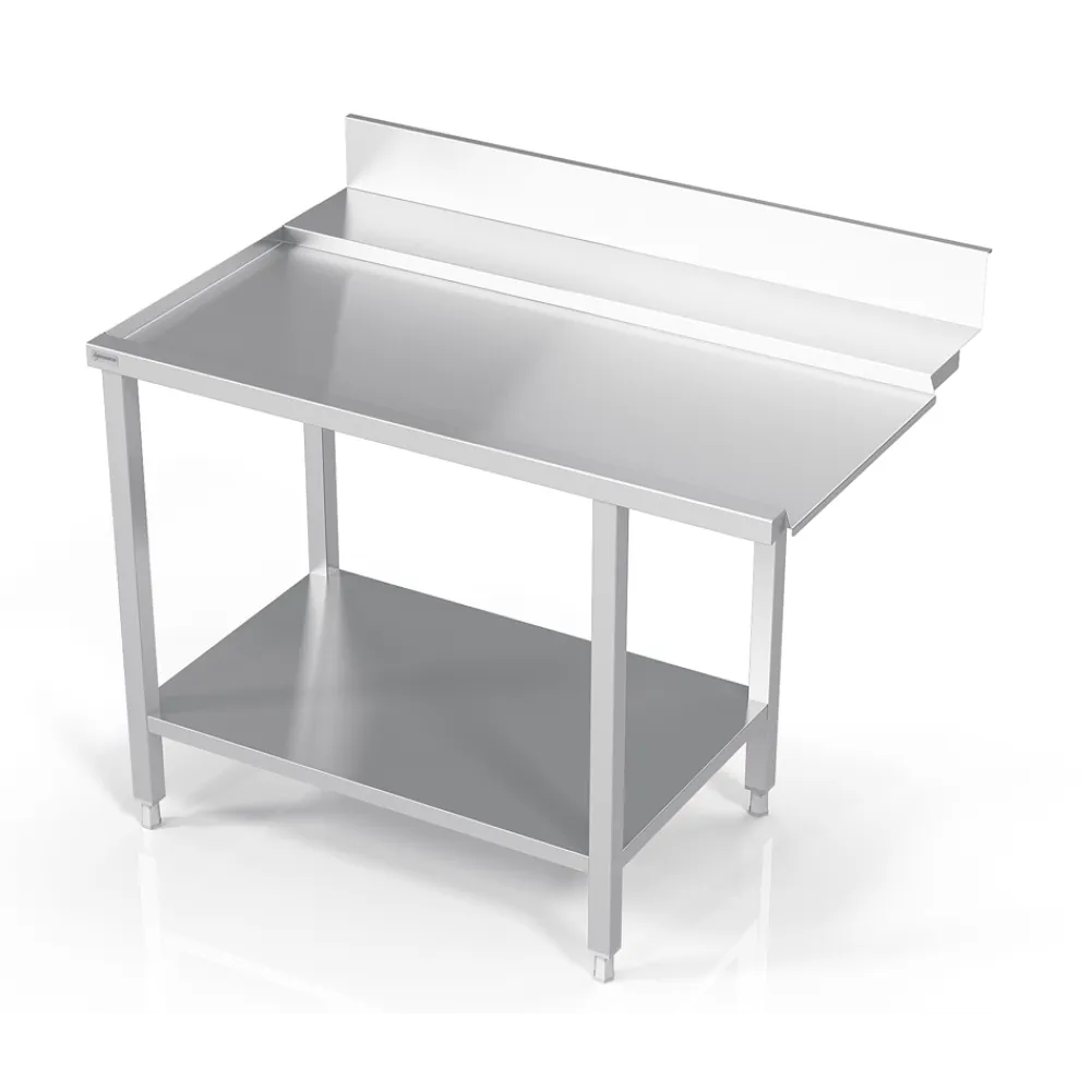 Table de post-lavage avec étagère Novameta BHS-PLO-60/70/90