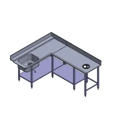 Mobilier pour zone de plonge Novameta Projekts-TR-M-21