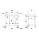 Chariot de service et de vente ROCAM 042INCARE/A