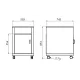 Vitrine libre-service ROCAM 010MOATHPLC27/N