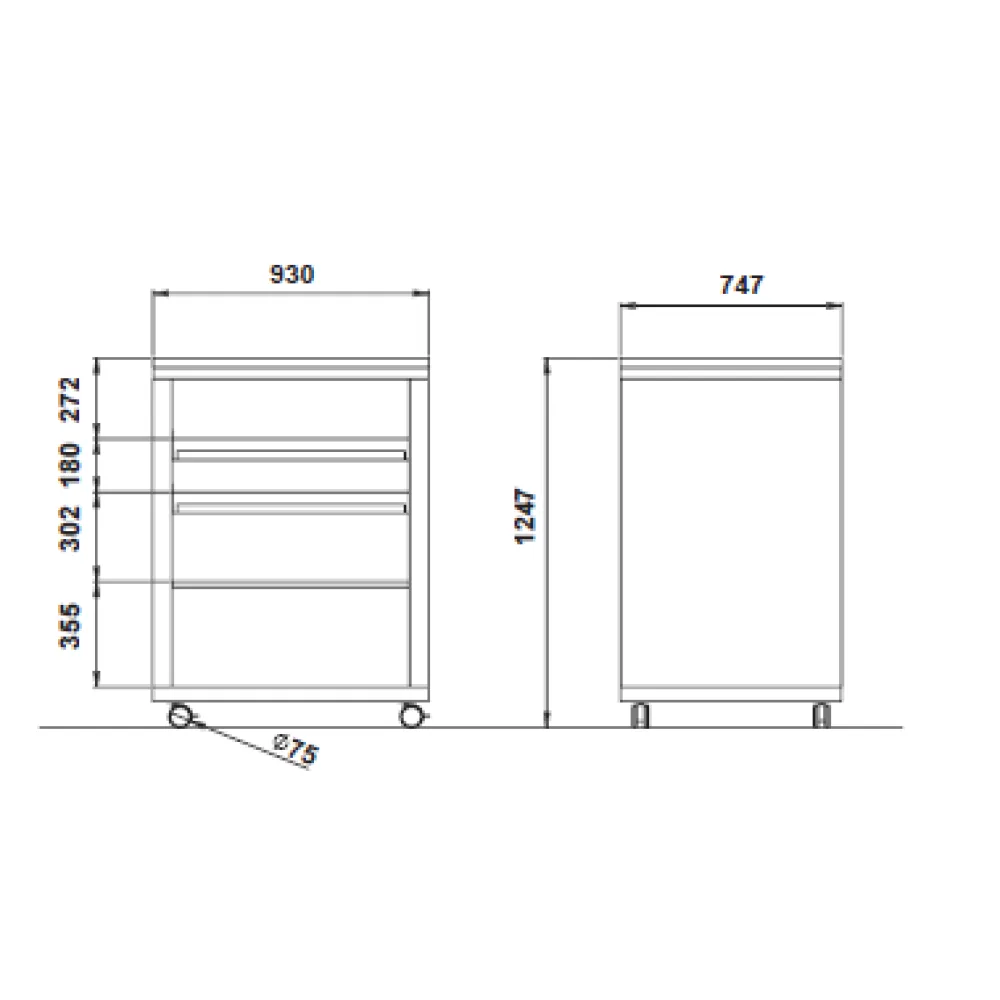 Vitrine libre-service ROCAM 010MOATHPV