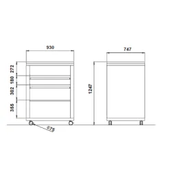 Vitrine libre-service ROCAM 010MOATHPV